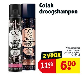 Kruidvat Colab droogshampoo aanbieding