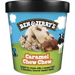 Jumbo Ben & jerry's ijs caramel chew chew pint - 465ml aanbieding