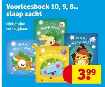 Kruidvat Voorleesboek 10,9,8.. slaap zacht aanbieding