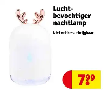 Kruidvat Luchtbevochtiger nachtlamp aanbieding