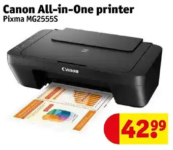 Kruidvat Canon all-in-one printer pixma MG2555S aanbieding