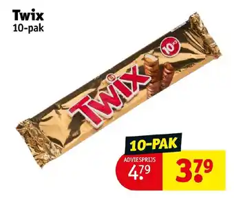 Kruidvat Twix aanbieding