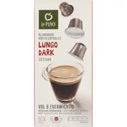 Jumbo La place koffiecups lungo dark 10 stuks aanbieding