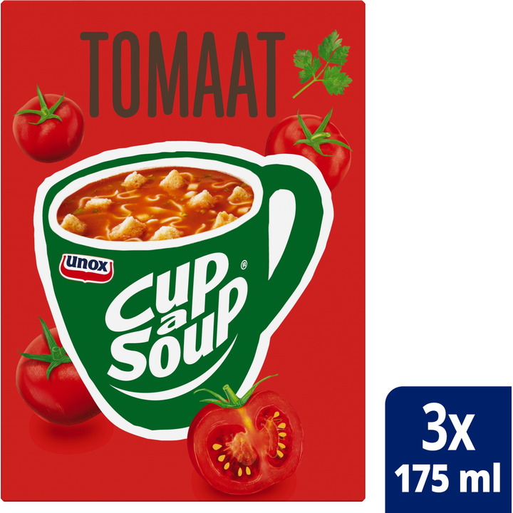 Jumbo Unox cup-a-soup tomaat 3 x 175ml aanbieding