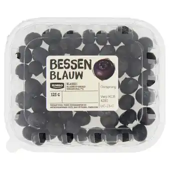 Jumbo Jumbo blauwe bessen 125g aanbieding