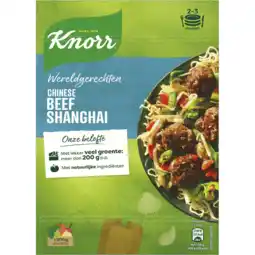 Jumbo Knorr wereldgerechten maaltijdpakket chinese beef shanghai 242g aanbieding