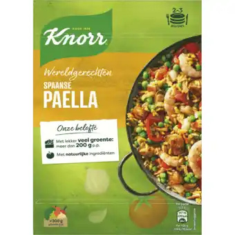 Jumbo Knorr maaltijdpakket spaanse paella 198g aanbieding