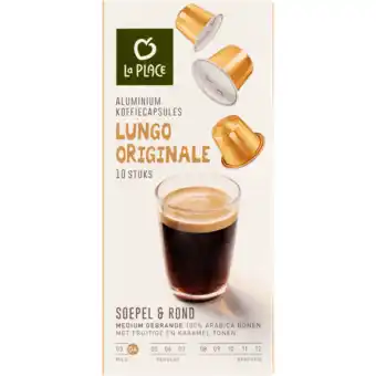 Jumbo La place koffiecups lungo originale 10 stuks aanbieding