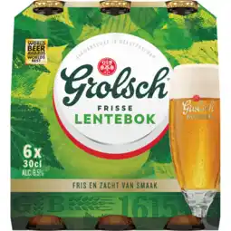 Jumbo Grolsch - frisse lentebok - fles - 6 x 300ml aanbieding