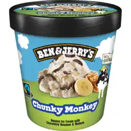 Jumbo Ben & jerry's ijs chunky monkey dessert pint - 465ml aanbieding