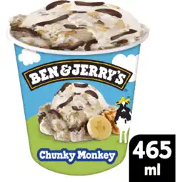 Jumbo Ben & jerry's ijs chunky monkey dessert pint - 465ml aanbieding
