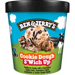 Jumbo Ben & jerry's ijs cookie dough s'wich up pint - 465ml aanbieding