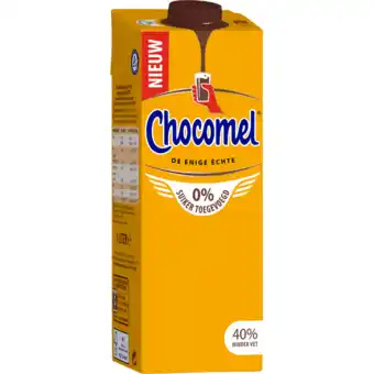 Jumbo Chocomel 0% suiker toegevoegd 1l aanbieding