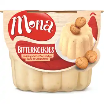 Jumbo Mona bitterkoekjespudding 450ml aanbieding