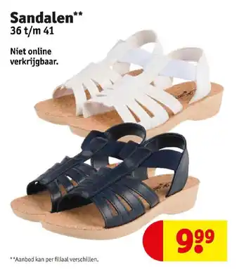 Kruidvat Sandalen** aanbieding