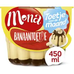 Jumbo Mona toetje van de maand april: koningstoetje 1 x 450ml aanbieding