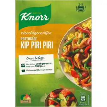 Jumbo Knorr wereldgerechten maaltijdpakket portugese kip piri piri 205g aanbieding