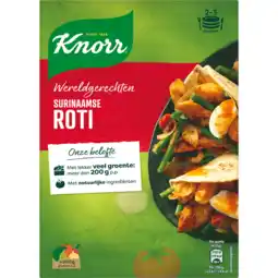 Jumbo Knorr wereldgerechten maaltijdpakket surinaamse roti 230g aanbieding