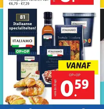 Lidl Italiamo aanbieding