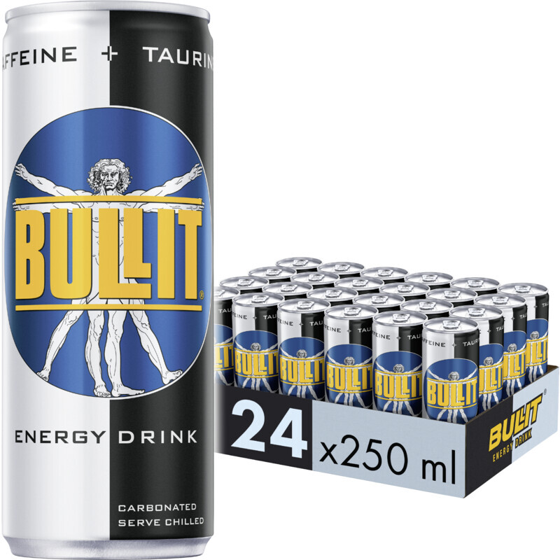 Bullit energy drink 24pack aanbieding bij Albert Heijn