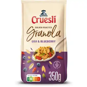 Albert Heijn Quaker cruesli granola met goji & blauwe bes aanbieding