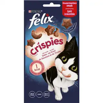 Albert Heijn Felix crispies zalm- & forelsmaak kattensnack aanbieding