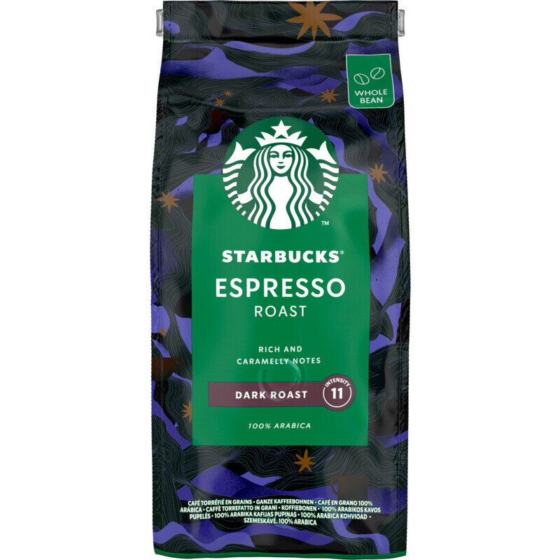 Starbucks espresso roast dark roast bonen aanbieding bij Albert Heijn