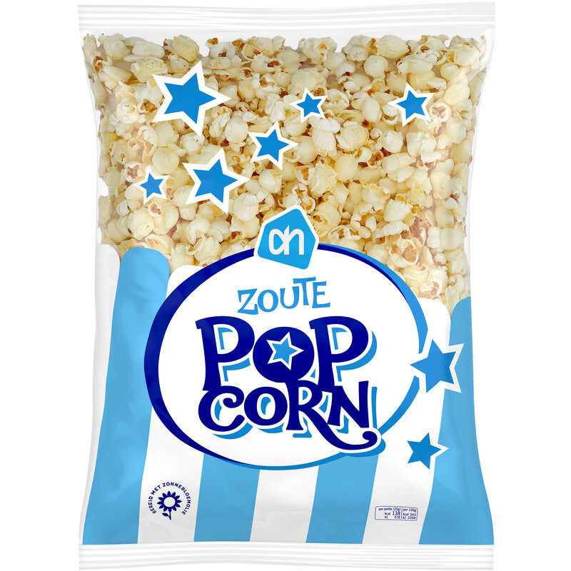 Ah popcorn zout aanbieding bij Albert Heijn