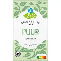 Albert Heijn Ah biologisch groene thee puur aanbieding
