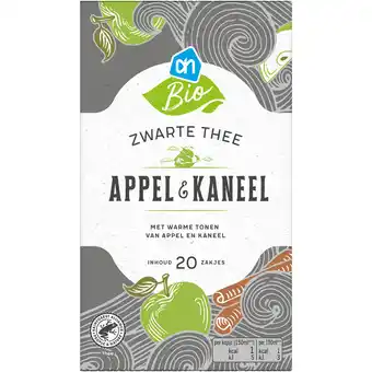 Albert Heijn Ah biologisch zwarte thee appel & kaneel aanbieding