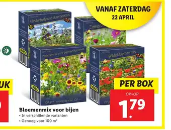 Lidl Bloemenmix voor bijen aanbieding