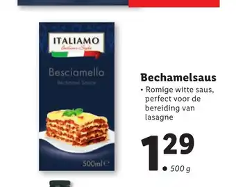 Lidl Bechamelsaus 500 g aanbieding