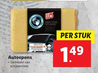 Lidl Autospons aanbieding