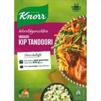 Jumbo Knorr wereldgerechten maaltijdpakket indiase kip tandoori 303g aanbieding
