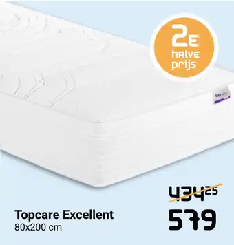 Beddenreus Topcare excellent 80x200 cm aanbieding