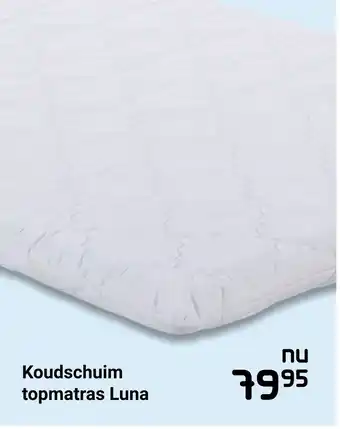 Beddenreus Koudschuim topmatras Luna aanbieding