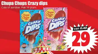 Dirk Chupa chups crazy dips 14g aanbieding