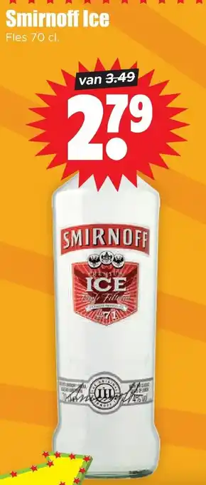 Dirk Smirnoff ice 70cl aanbieding