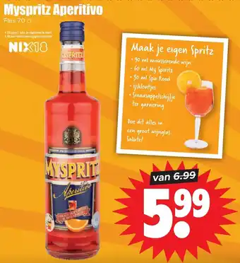 Dirk Myspritz aperitivo fles 70cl aanbieding