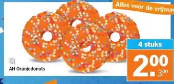 Albert Heijn AH oranjedonuts aanbieding