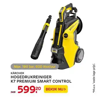 Praxis Kärcher hogedrukreiniger k7 premium smart control aanbieding