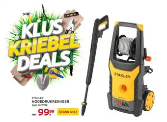 Praxis Stanely Hogedrukreiniger aanbieding