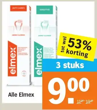 Albert Heijn Alle elmex aanbieding