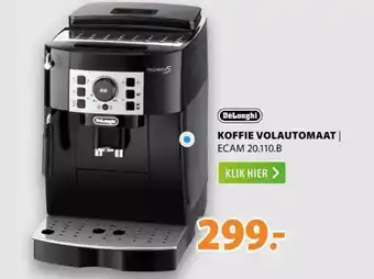 Expert DeLonghi koffie volautomaat ECAM 20.110.B aanbieding