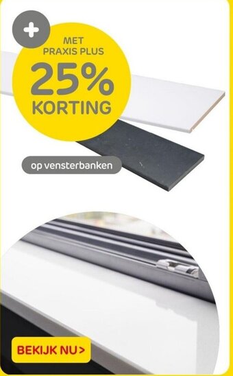 Praxis Op vensterbanken aanbieding