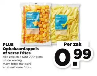 PLUS Opbakaardappels per zak aanbieding