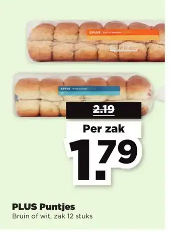 PLUS Puntjes 12 stuks per zak aanbieding