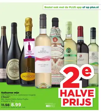 PLUS Appasimento rosso puglia 2 flessen a 75cl aanbieding