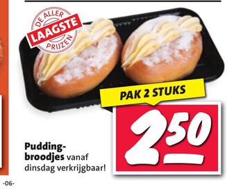 Nettorama Pudding-broodjes aanbieding