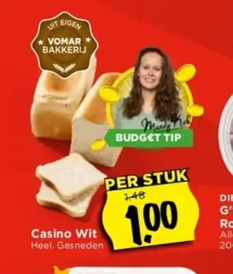 Vomar Voordeelmarkt Casino Wit aanbieding